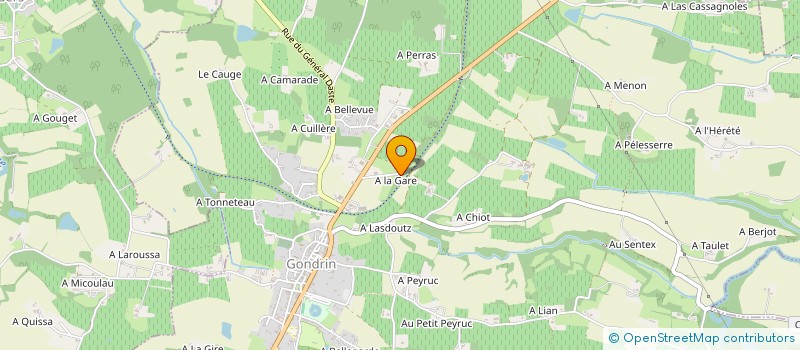 localisation de l'entreprise SCI CATVALOLIPHI à GONDRIN