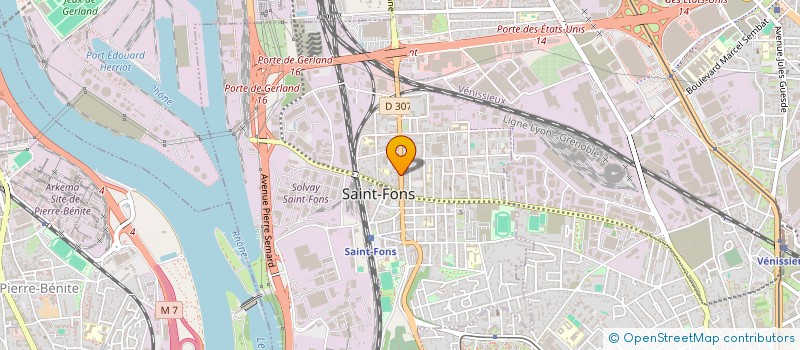 localisation de l'entreprise SCI CATX 82  SAINT-FONS