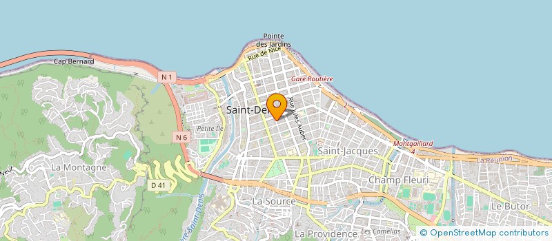 localisation de l'entreprise SCI CATY à SAINT-DENIS