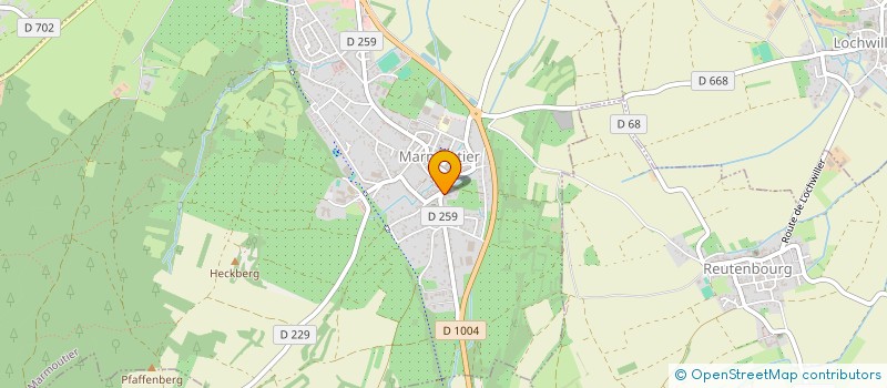 localisation de l'entreprise SCI CATY  MARMOUTIER