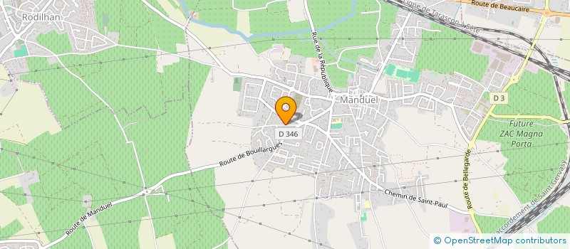 localisation de l'entreprise SCI CATYLOU  MANDUEL