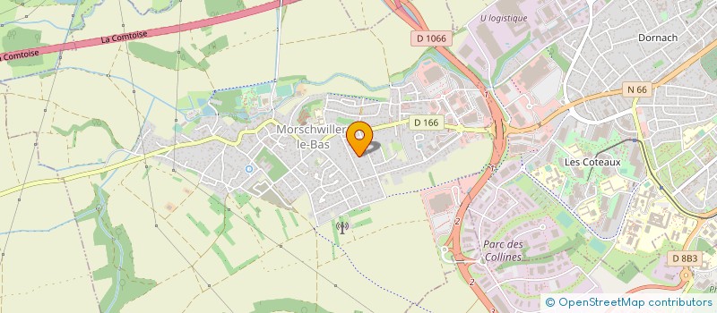 localisation de l'entreprise SCI CATYVE  MORSCHWILLER-LE-BAS