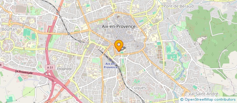 localisation de l'entreprise SCI CAU &CHENNI  AIX-EN-PROVENCE