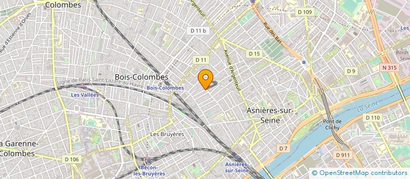 localisation de l'entreprise SCI CAU GI à ASNIERES-SUR-SEINE