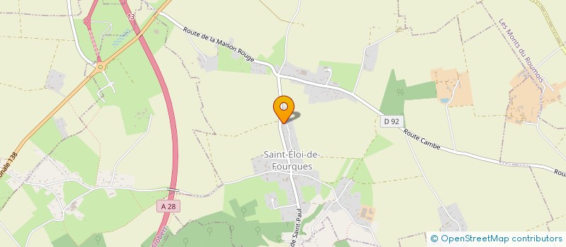 localisation de l'entreprise SCI CAUBEN  SAINT-ELOI-DE-FOURQUES