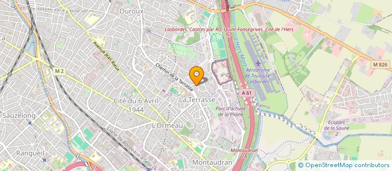 localisation de l'entreprise SCI CAUBERE I à TOULOUSE