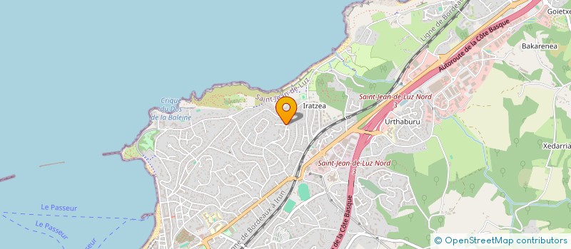 localisation de l'entreprise SCI CAUCHEFERT à SAINT-JEAN-DE-LUZ