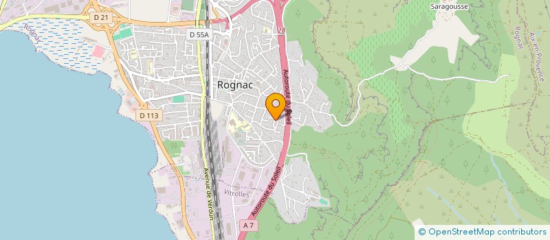 localisation de l'entreprise SCI CAUCHI  ROGNAC