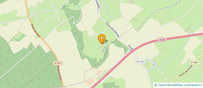 localisation de l'entreprise SCI CAUCHOIS  SAINT-MARTIN-L'HORTIER