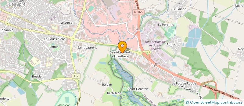 localisation de l'entreprise SCI CAUDARD INVESTISSEMENTS  THEIX-NOYALO