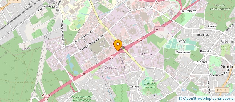 localisation de l'entreprise SCI CAUDERES à CANEJAN