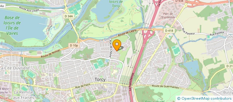 localisation de l'entreprise SCI CAUDEX  TORCY