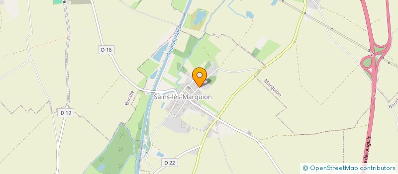 localisation de l'entreprise SCI CAUDRILLIER  SAINS-LES-MARQUION