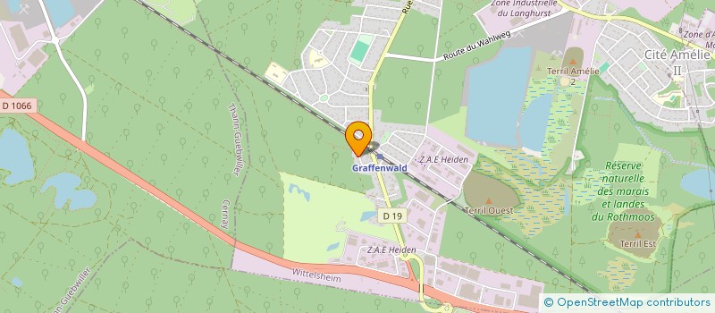 localisation de l'entreprise SCI CAUDRON FLORA  WITTELSHEIM
