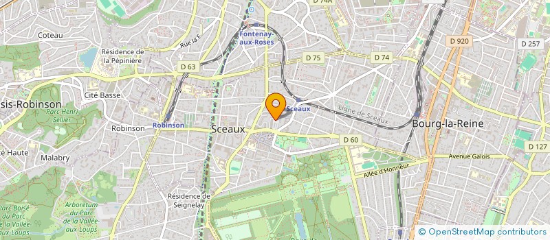 localisation de l'entreprise SCI CAUDRON PENTHIEVRE à SCEAUX