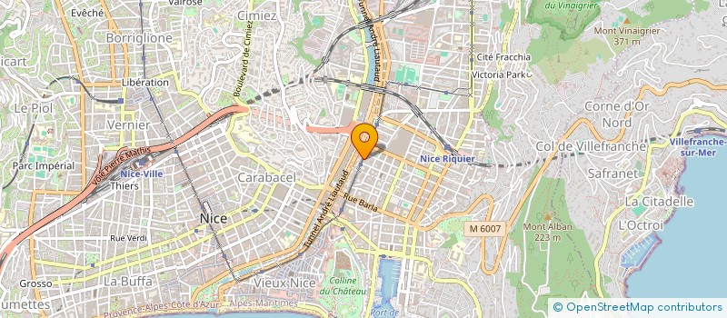 localisation de l'entreprise SCI CAUJOLLE HANOUN MASCHI à NICE