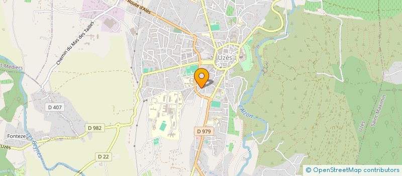 localisation de l'entreprise SCI CAULET  UZES