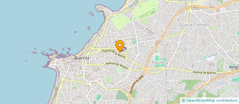 localisation de l'entreprise SCI CAULIER à BIARRITZ