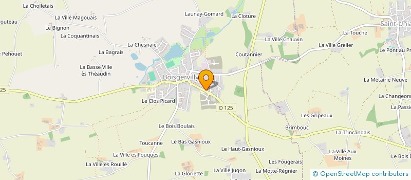 localisation de l'entreprise SCI CAULNES ECOLES  SAINT-UNIAC