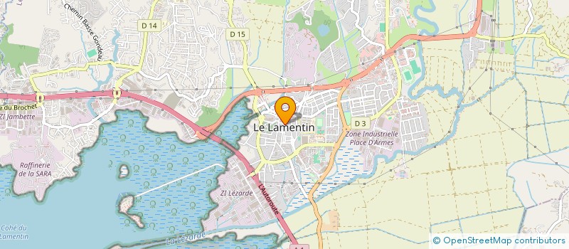localisation de l'entreprise SCI CAUMARTIN à LE LAMENTIN