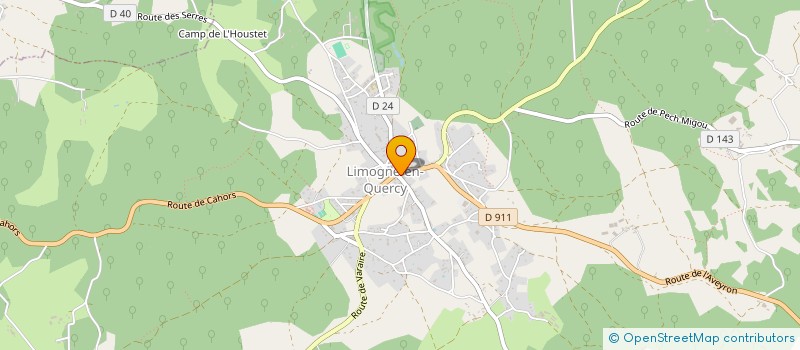 localisation de l'entreprise SCI CAUMON LIGNEREUX  LIMOGNE-EN-QUERCY