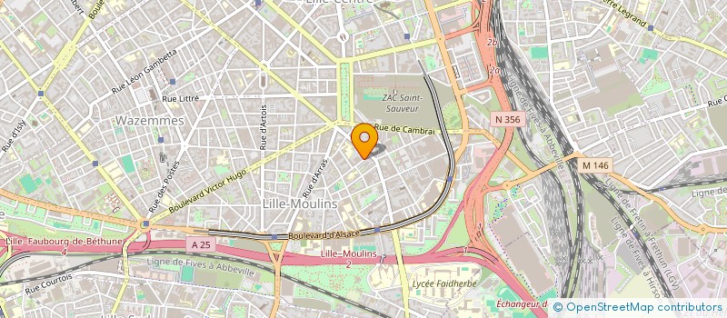 localisation de l'entreprise SCI CAUMONT à LILLE