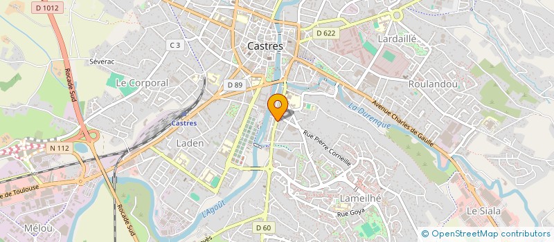 localisation de l'entreprise SCI CAUQUIL-MOULARES  CASTRES