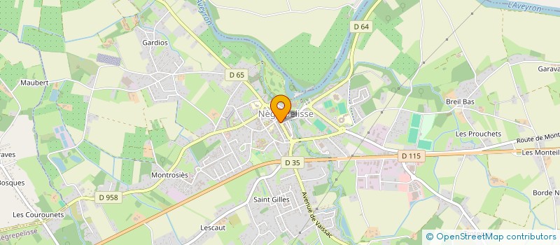 localisation de l'entreprise SCI CAUSSIGNAC IMMOBILIER  NEGREPELISSE