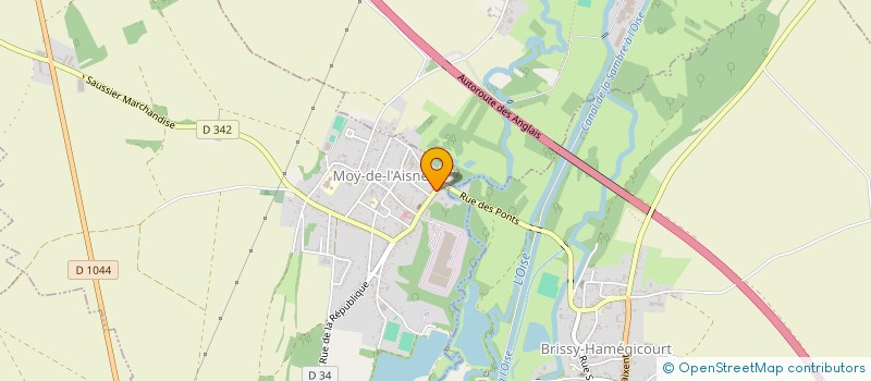 localisation de l'entreprise SCI CAUTION à MOY-DE-L'AISNE