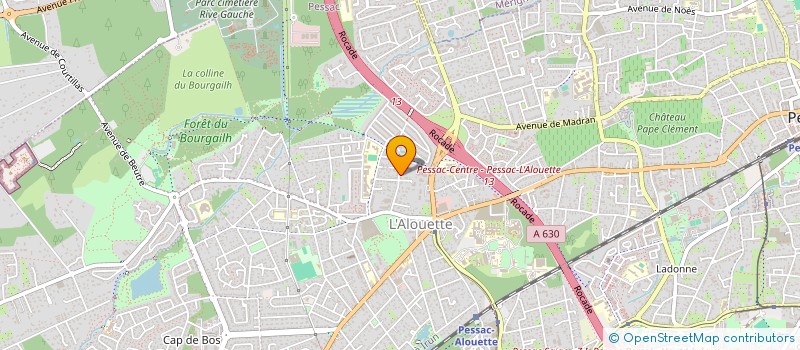 localisation de l'entreprise SCI CAUTREMOULET  PESSAC