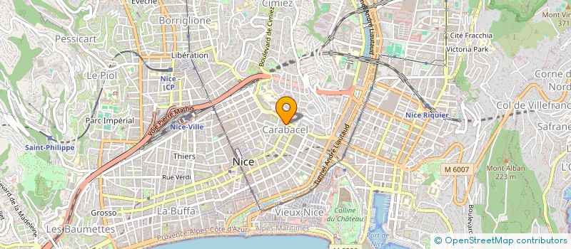 localisation de l'entreprise SCI CAUVIN à NICE