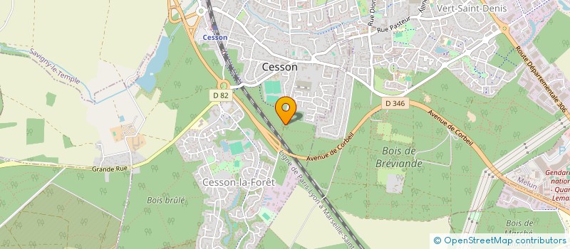 localisation de l'entreprise SCI CAUVIN  CESSON