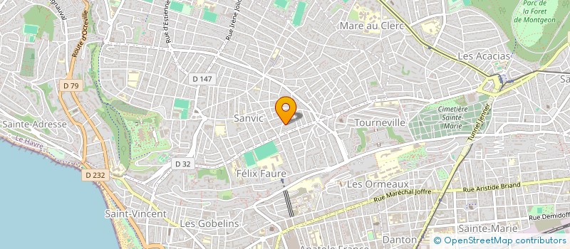 localisation de l'entreprise SCI CAUVIN-SAYE à LE HAVRE