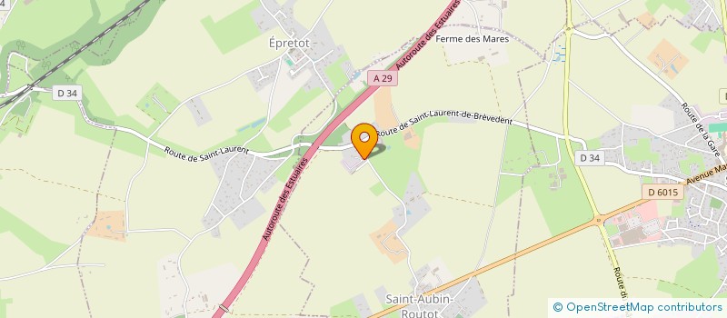 localisation de l'entreprise SCI CAUX HABITAT  SAINT-AUBIN-ROUTOT