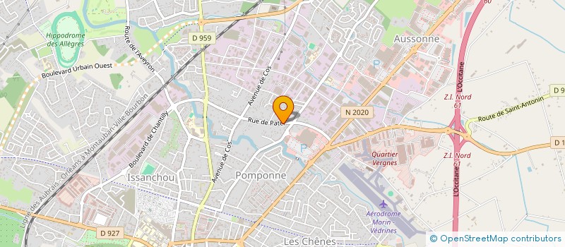 localisation de l'entreprise SCI CAVA  MONTAUBAN