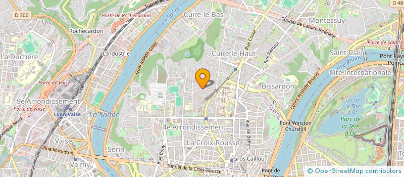 localisation de l'entreprise SCI CAVA  LYON