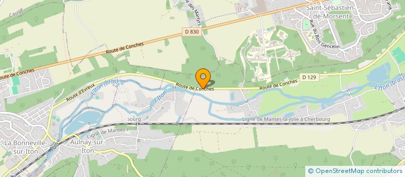 localisation de l'entreprise SCI CAVA PETRUS  ARNIERES-SUR-ITON