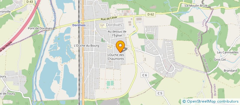localisation de l'entreprise SCI CAVAC à DORDIVES