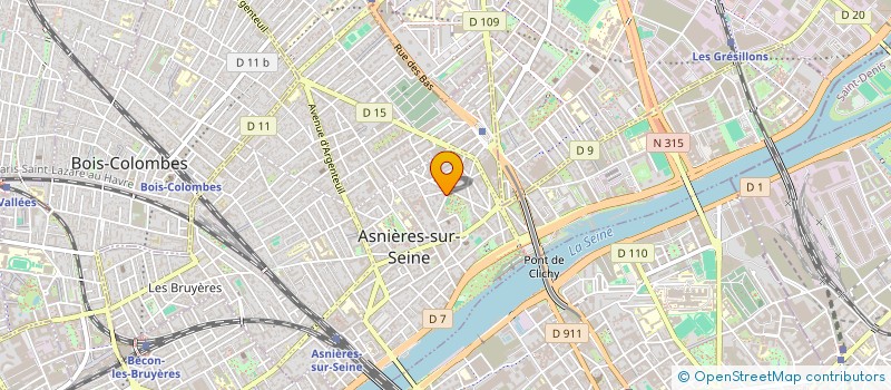 localisation de l'entreprise SCI CAVAGNAC à ASNIERES-SUR-SEINE