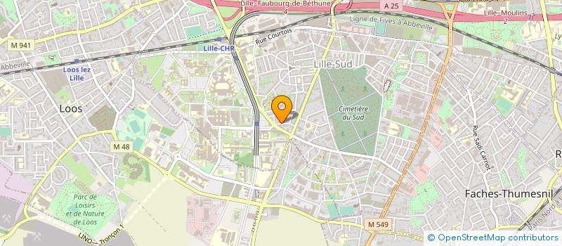 localisation de l'entreprise SCI CAVAIGNAC à LILLE
