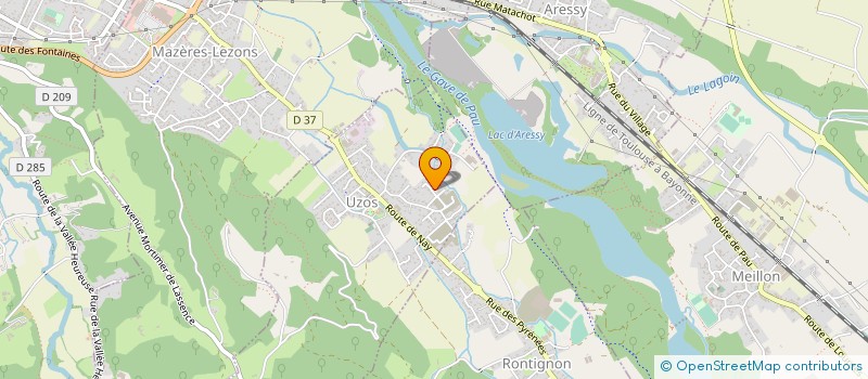 localisation de l'entreprise SCI CAVAILLES  UZOS