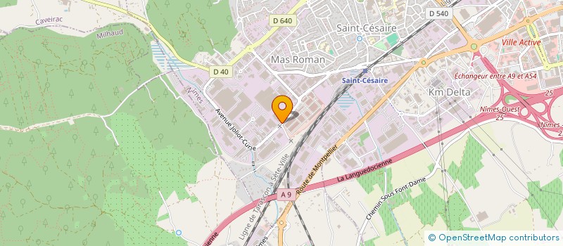 localisation de l'entreprise SCI CAVAL  NIMES