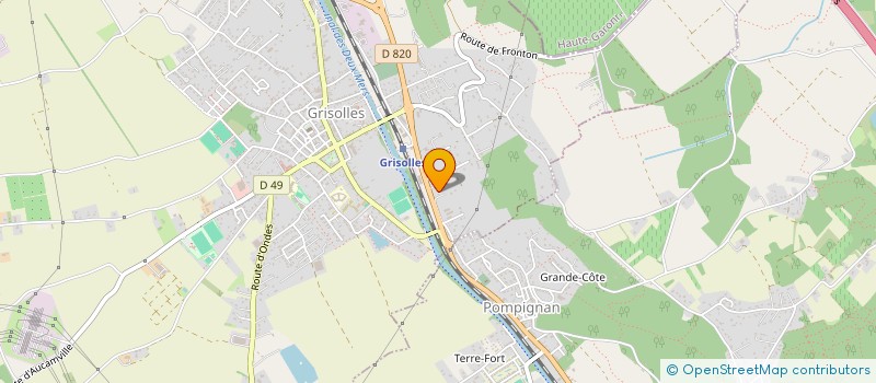 localisation de l'entreprise SCI CAVALE  GAILLAC
