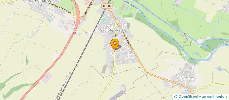 localisation de l'entreprise SCI CAVALE  SAULT-LES-RETHEL