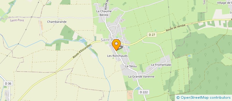 localisation de l'entreprise SCI CAVALEFAIRE  SAINT-PONT