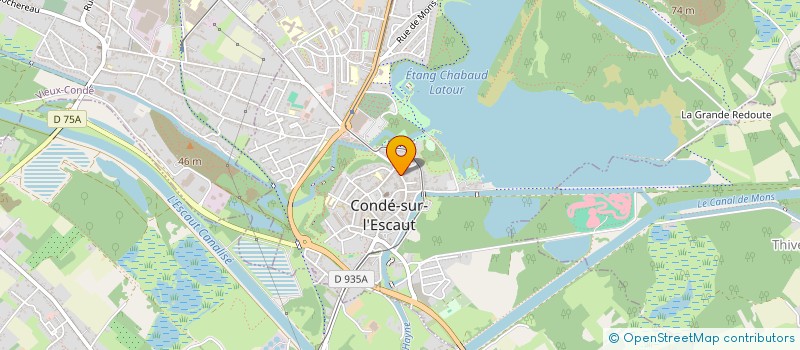 localisation de l'entreprise SCI CAVALERIE  CONDE-SUR-L'ESCAUT