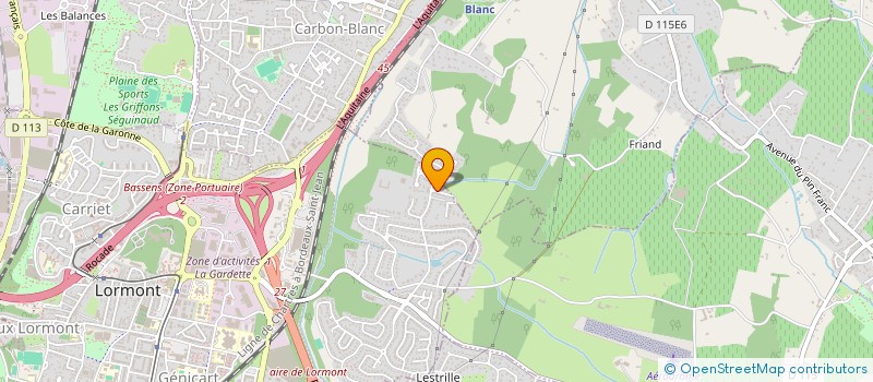 localisation de l'entreprise SCI CAVALIER AND CO  LORMONT