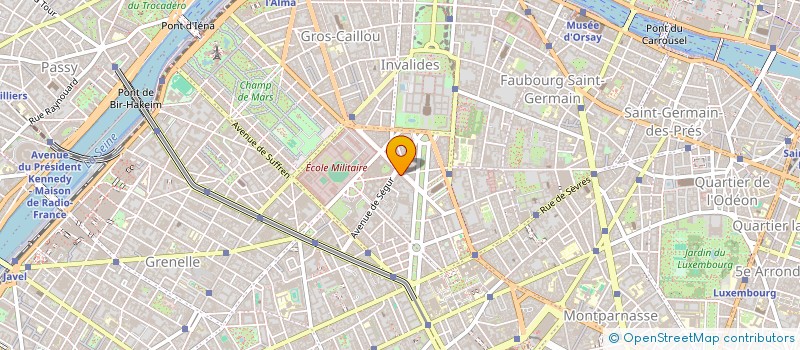 localisation de l'entreprise SCI CAVALIERI D'ORO  PARIS