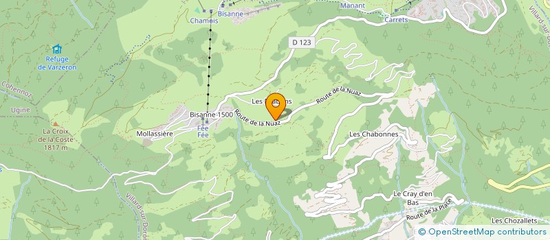 localisation de l'entreprise SCI CAVALLO-SCHAFFHAUSER  VILLARD-SUR-DORON