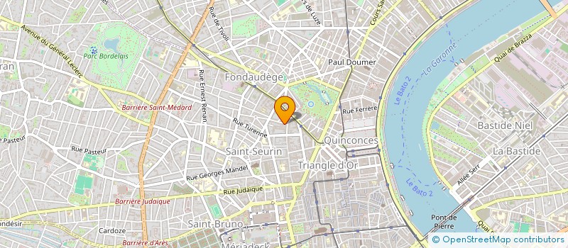 localisation de l'entreprise SCI CAVALLOTTI  BORDEAUX